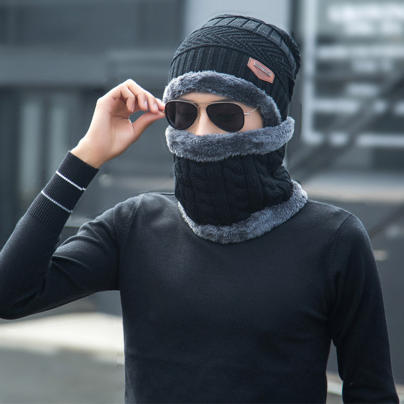 Set Berretto e Sciarpa Invernale Unisex in Maglia