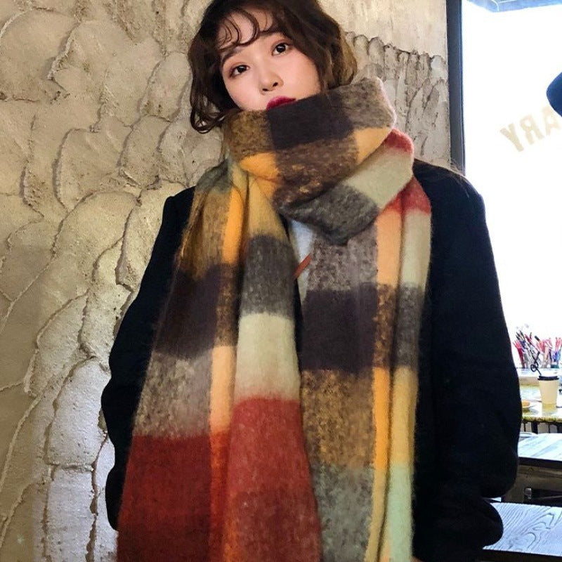 Sciarpa Donna Invernale in Maglia Effetto Cashmere – Calda e Antivento