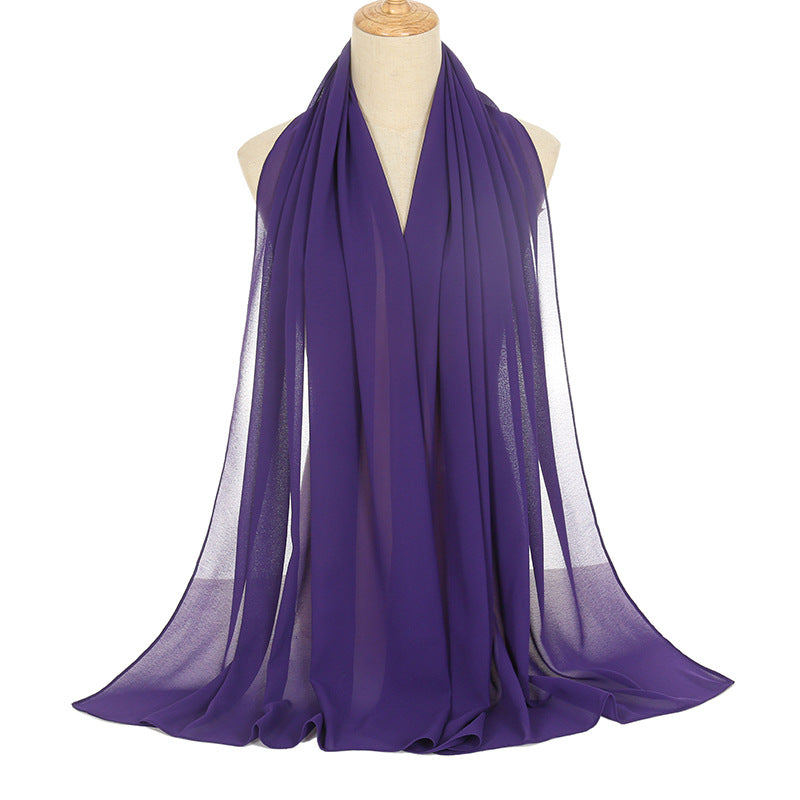 Sciarpa Donna Estiva in Chiffon 180×75 cm