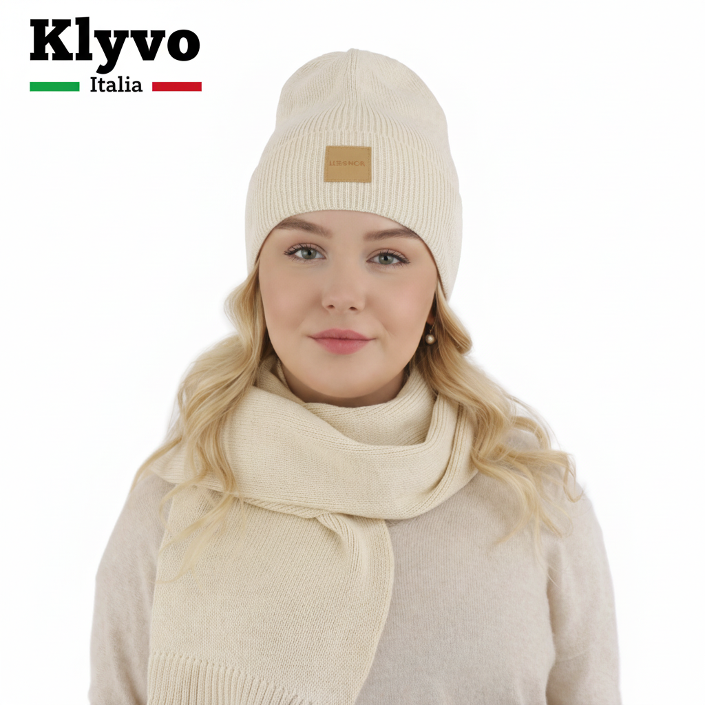 NATHALIE – Set de Gorro y Bufanda para Mujer