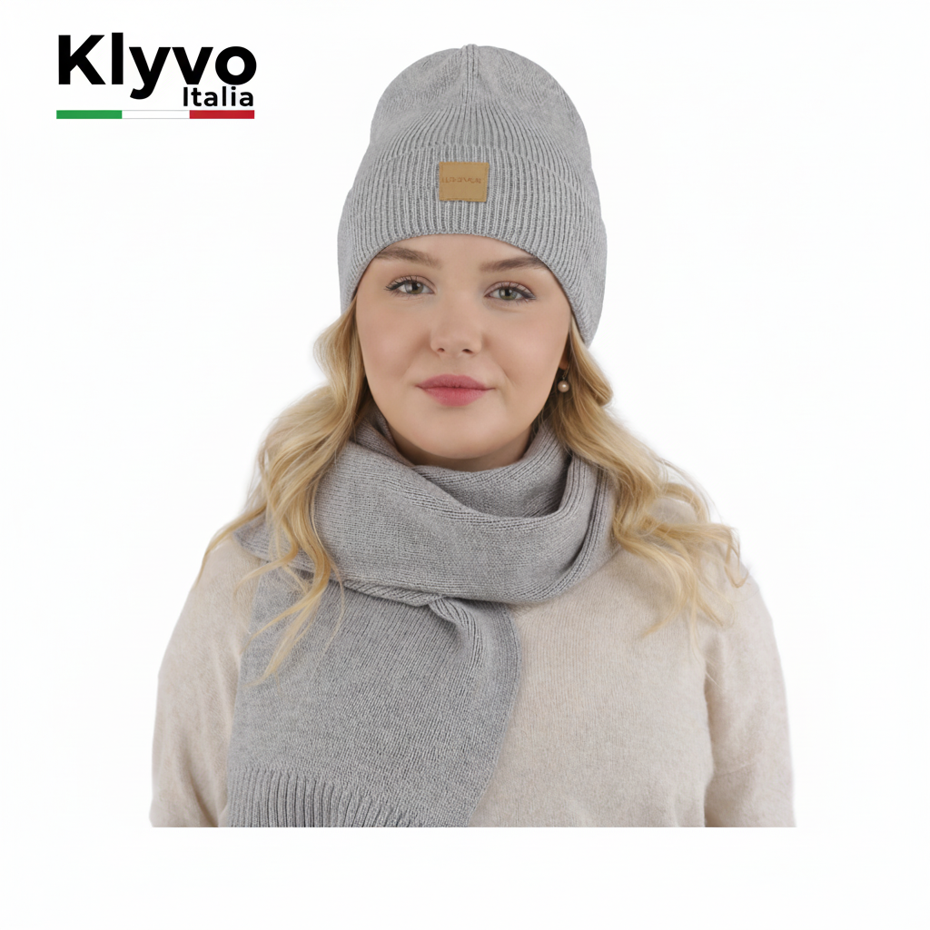 NATHALIE – Set de Gorro y Bufanda para Mujer