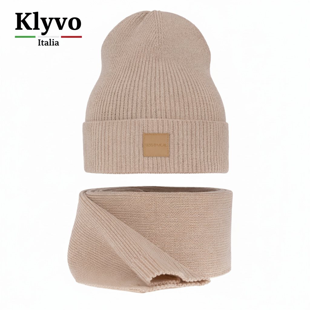 NATHALIE - Hat and Scarf Set for Women.