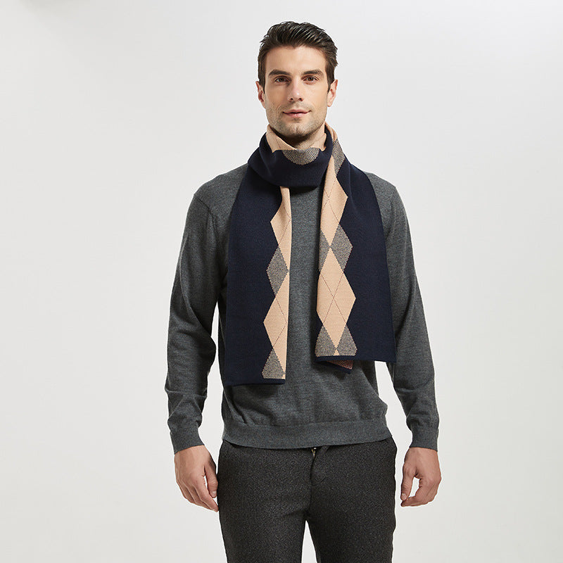 Sciarpa Uomo Autunno-Invernale 180×30 cm.