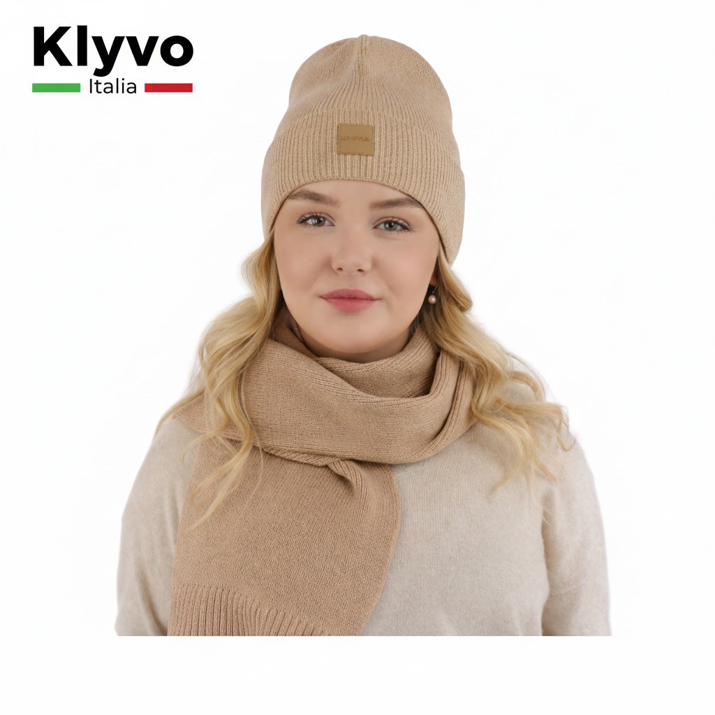 NATHALIE – Set de Gorro y Bufanda para Mujer