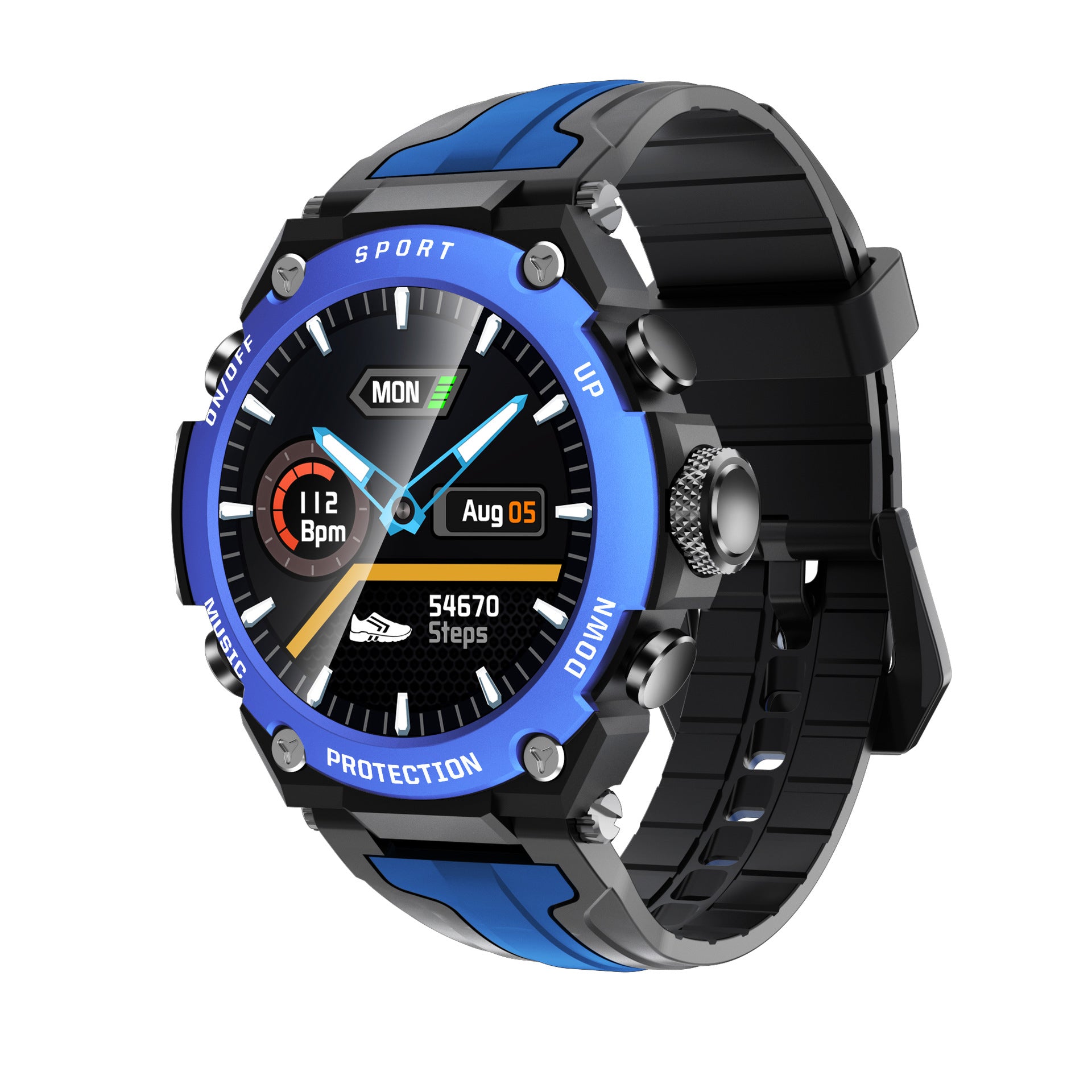Smartwatch Fitness 1.3" – Uomo.