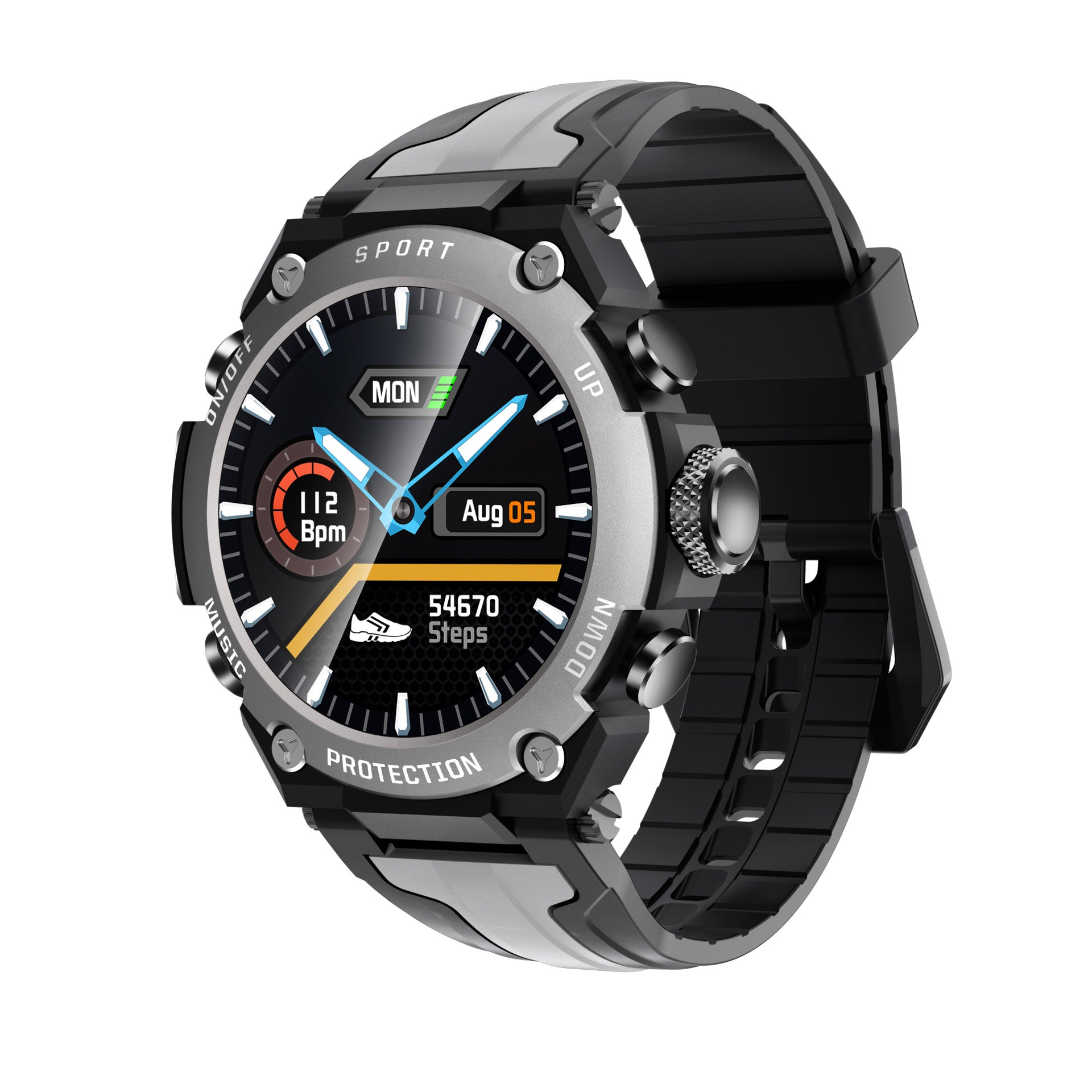 Smartwatch Fitness 1.3" – Uomo.