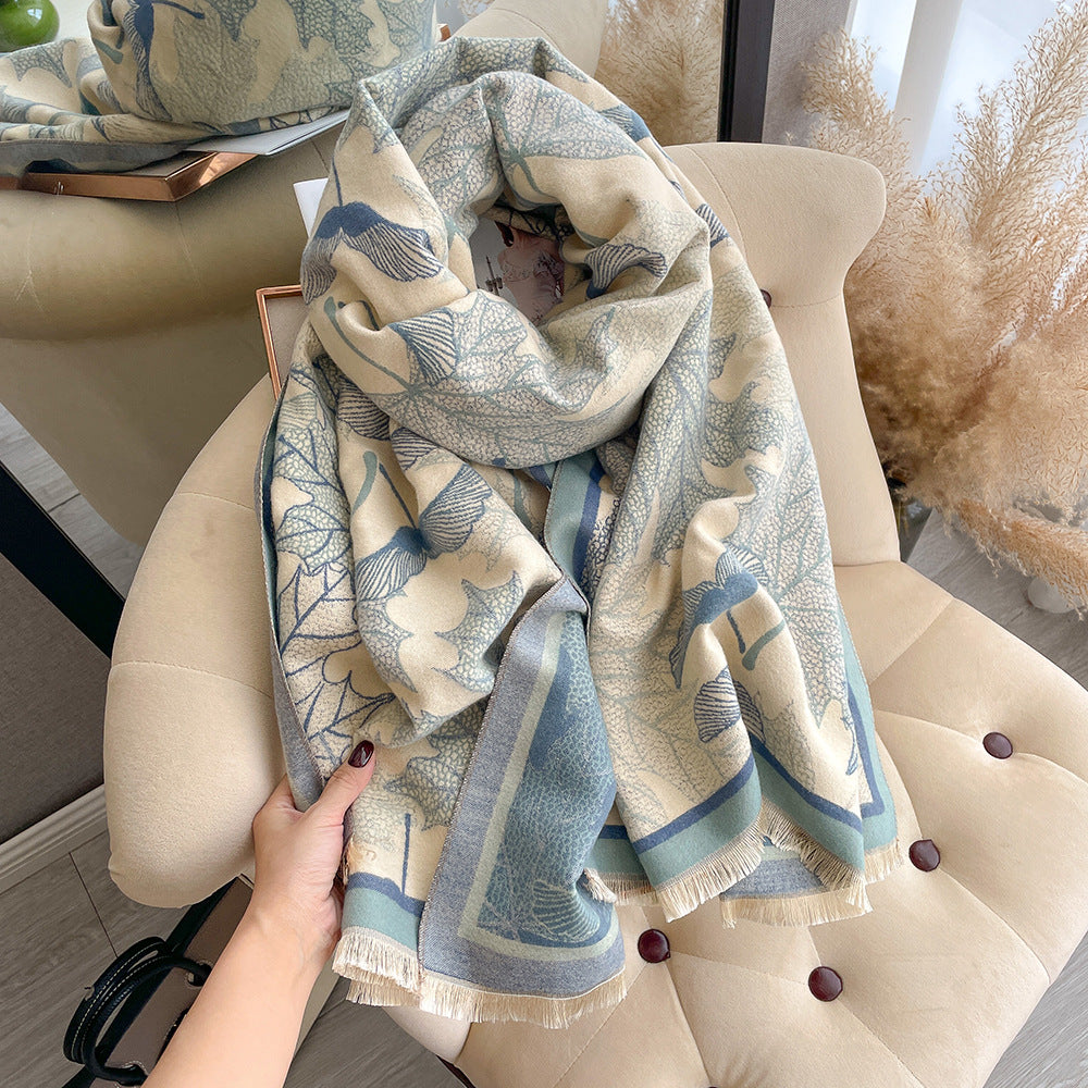 Sciarpa Donna Primavera/ Estate Effetto Cashmere – 180×65 cm