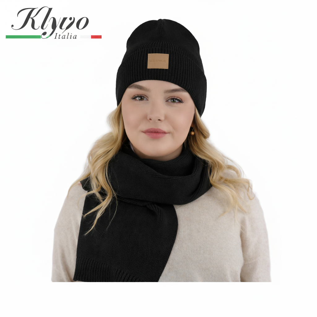 NATHALIE – Set de Gorro y Bufanda para Mujer