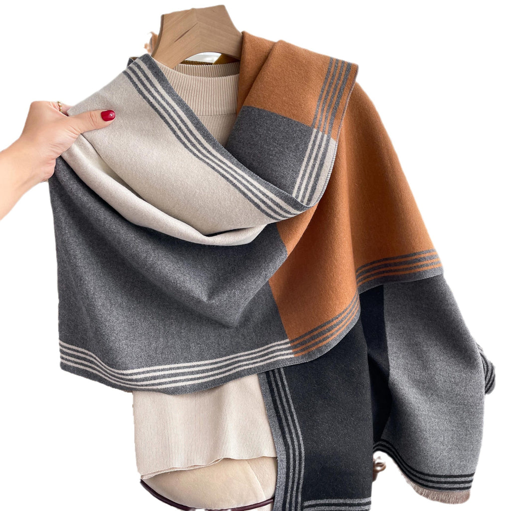 Sciarpa Donna Primavera-Estate in Filato sintetico effetto cashmere