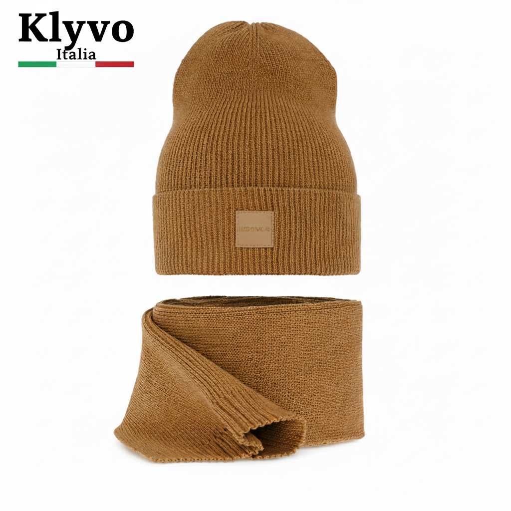 NATHALIE - Hat and Scarf Set for Women.