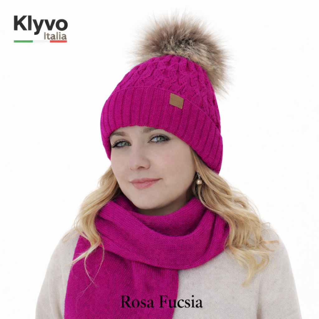 Katty-Donna Berretto Invernale con Pompon