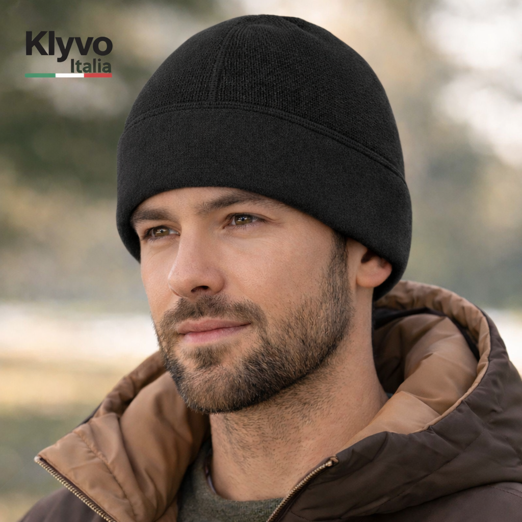 Mon-Uomo Berretto da Lavoro Reversibile Invernale