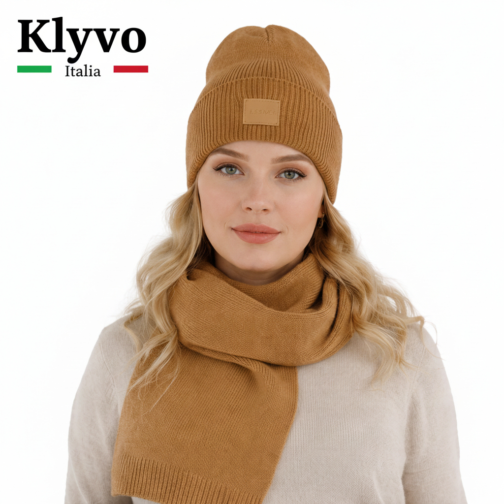 NATHALIE – Set de Gorro y Bufanda para Mujer