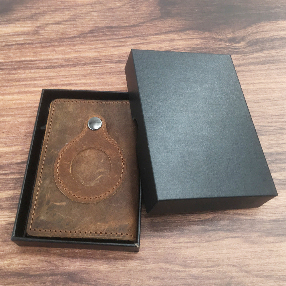 Porta Carte Compatto in Vera Pelle Unisex.