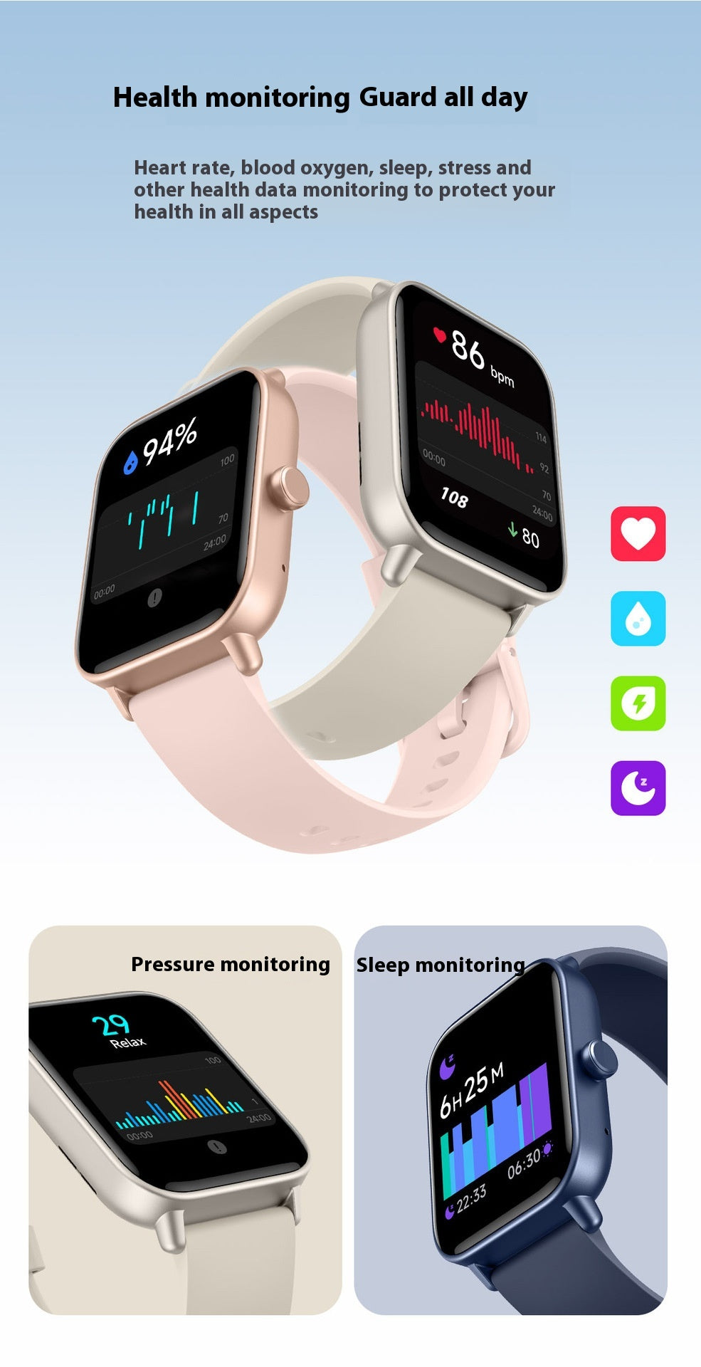 Smartwatch Unisex.
