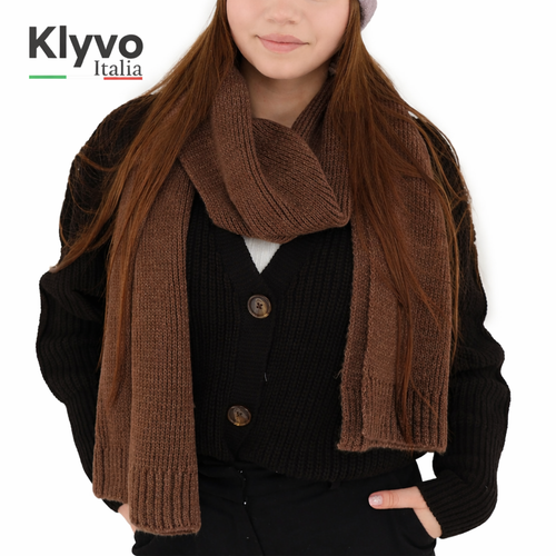 LORETTA-Sciarpa invernale donna in misto lana – eleganza e morbidezza