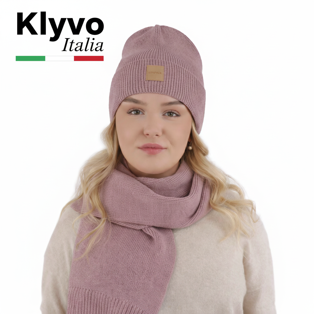 NATHALIE - Hat and Scarf Set for Women.