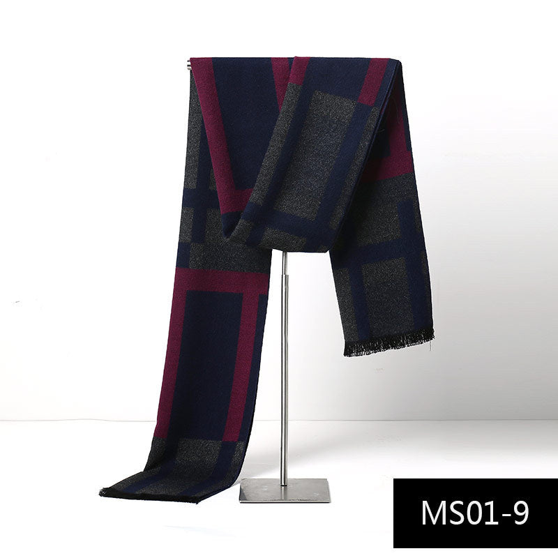 Sciarpa Uomo Autunno-Inverno  Effetto 180×30 cm