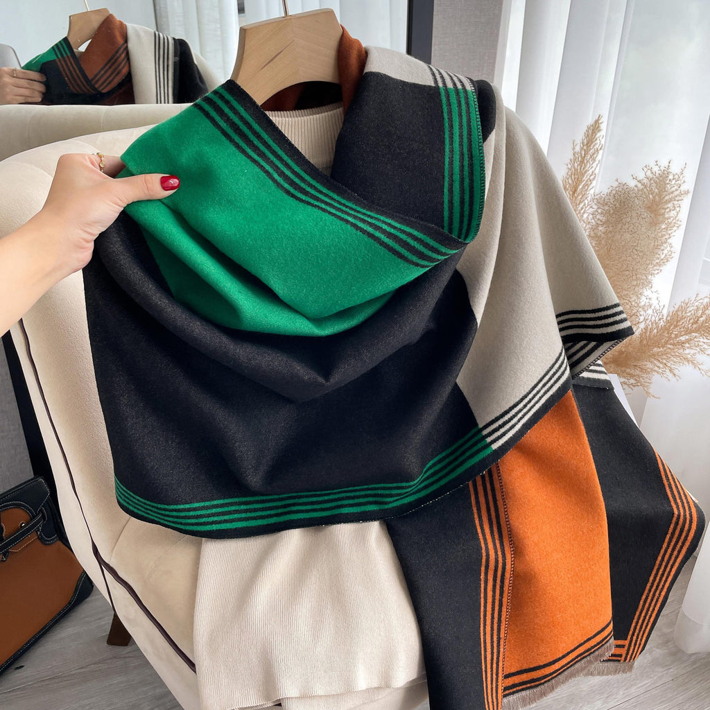 Sciarpa Donna Primavera-Estate in Filato sintetico effetto cashmere
