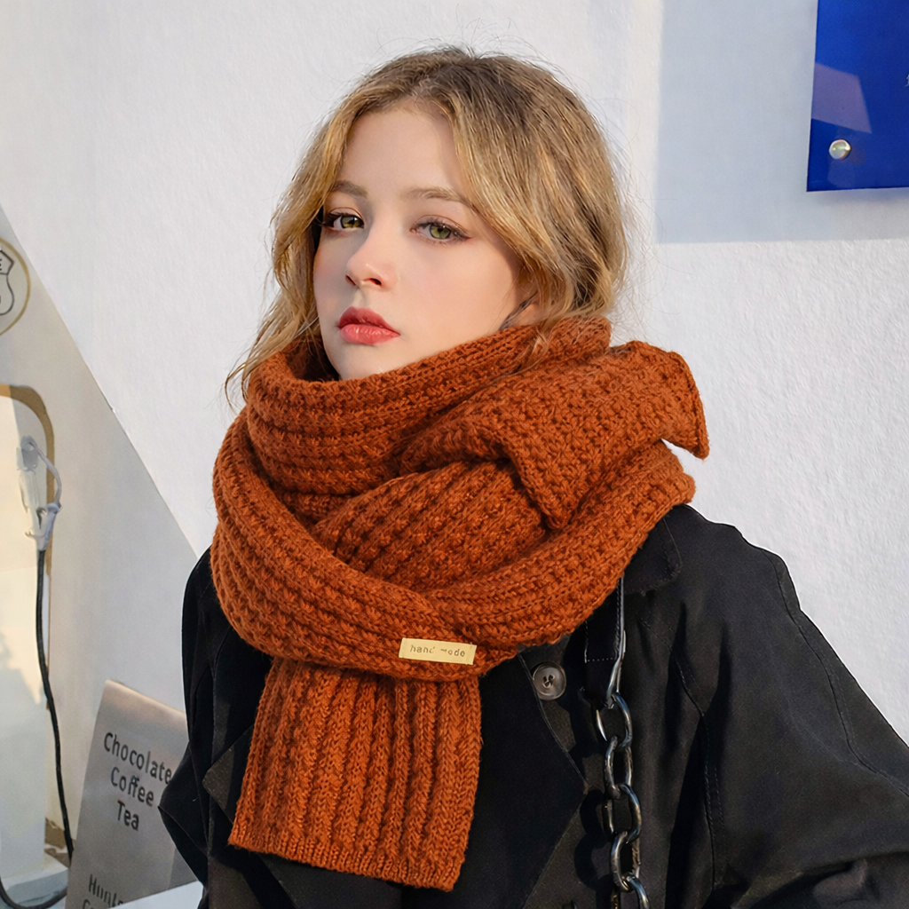 Sciarpa Donna Invernale in Maglia – Calda e Morbida 150×45 cm