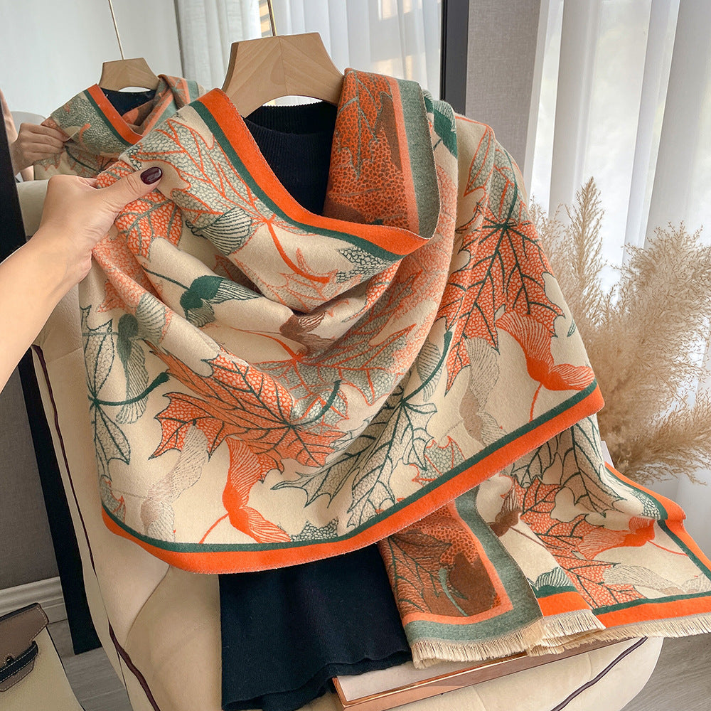 Sciarpa Donna Primavera/ Estate Effetto Cashmere – 180×65 cm