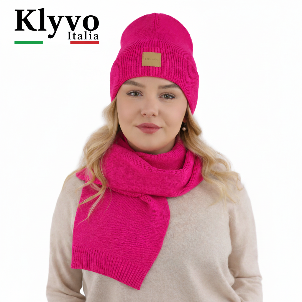 NATHALIE – Set de Gorro y Bufanda para Mujer