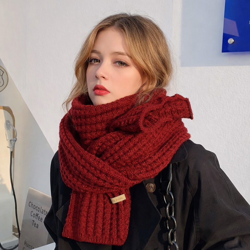 Sciarpa Donna Invernale in Maglia – Calda e Morbida 150×45 cm