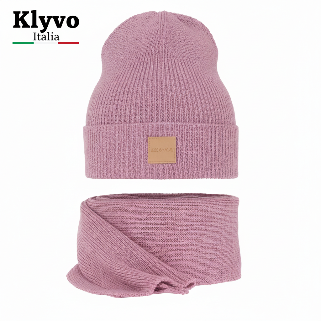 NATHALIE – Set de Gorro y Bufanda para Mujer