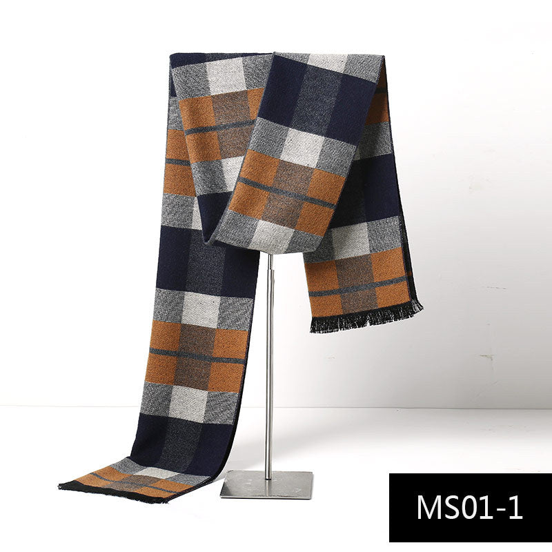 Sciarpa Uomo Autunno-Inverno  Effetto 180×30 cm