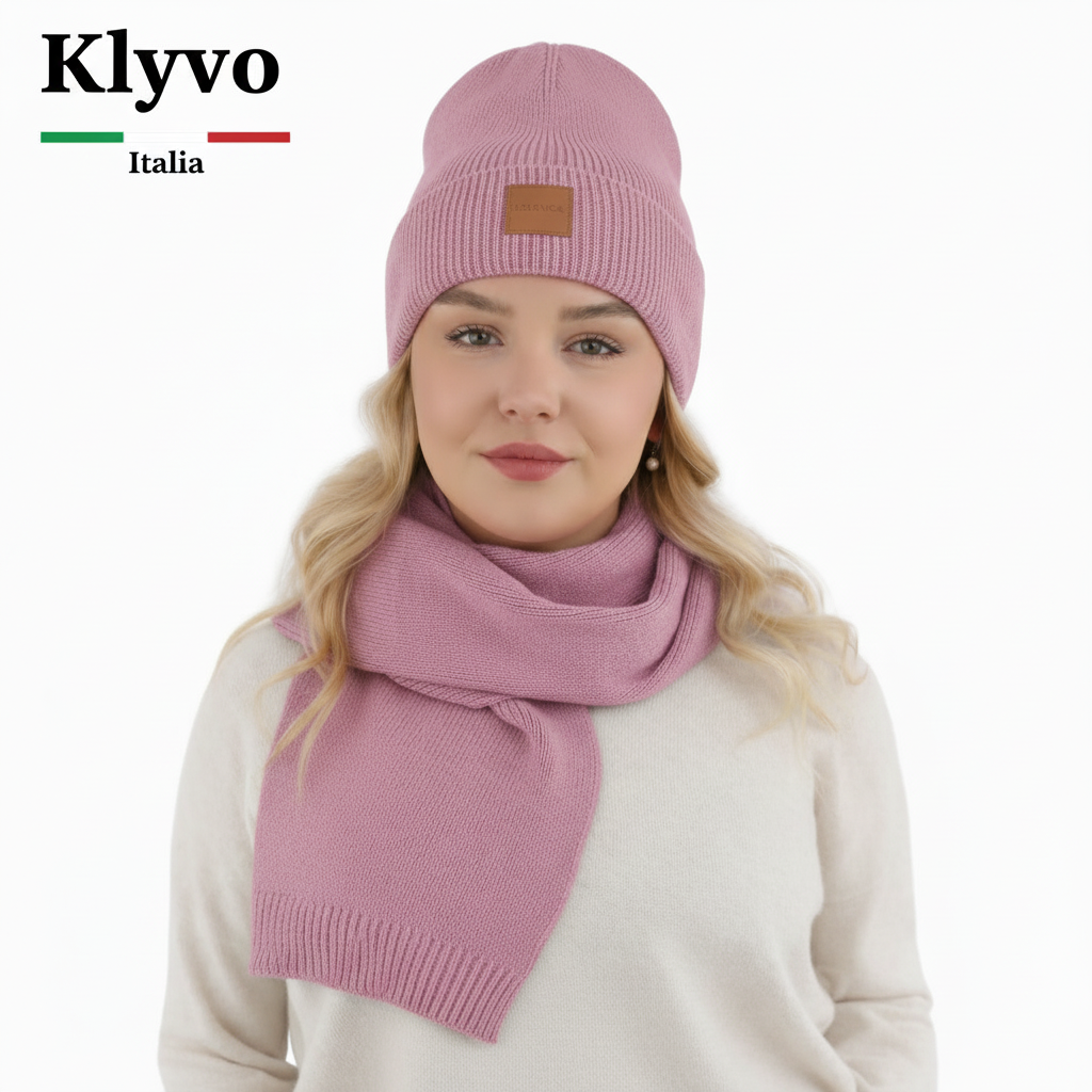 NATHALIE – Set de Gorro y Bufanda para Mujer