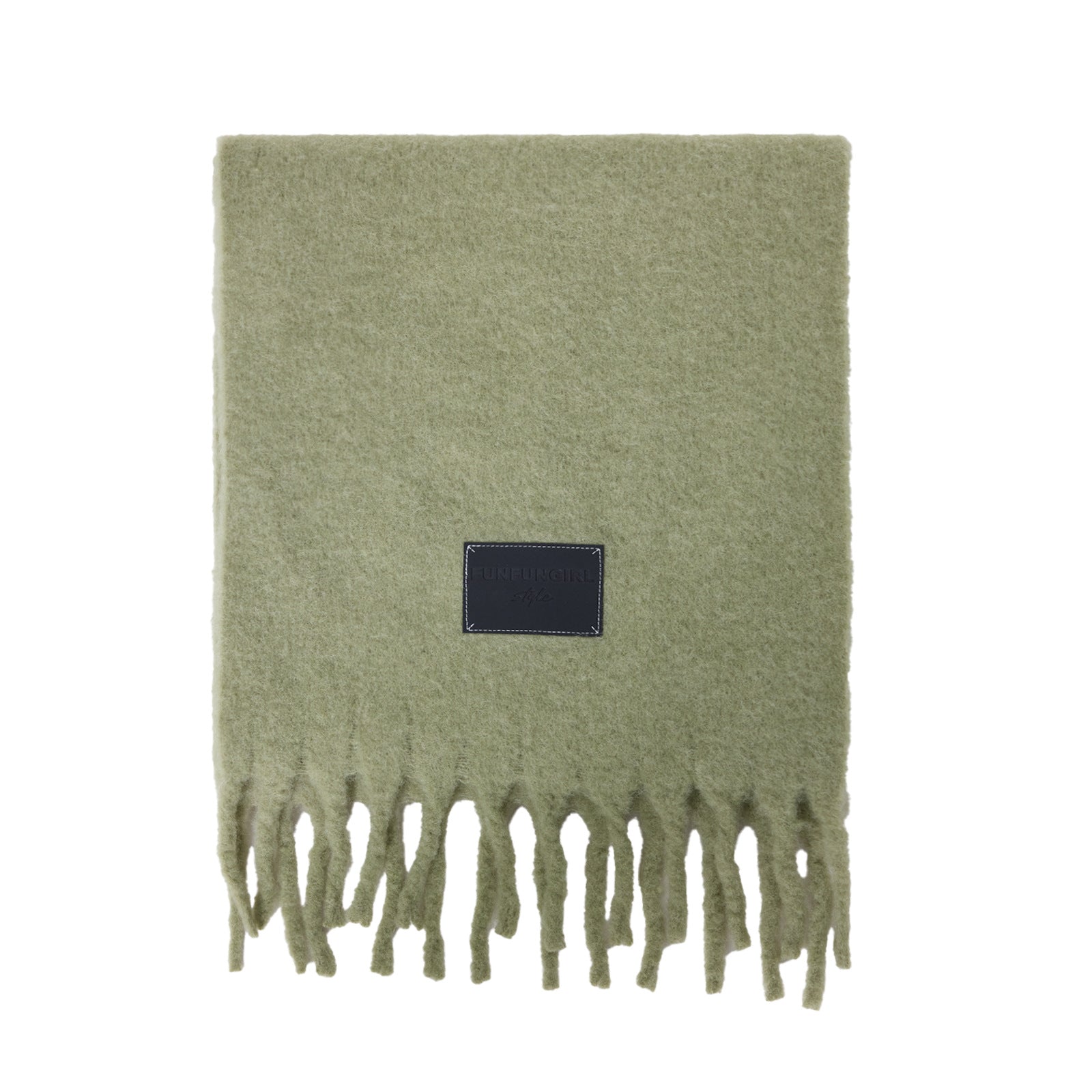 Sciarpa Donna Invernale Lunga in Tessuto Misto Lan