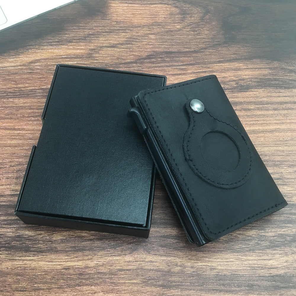 Porta Carte Compatto in Vera Pelle Unisex.