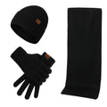 Set Invernale Unisex Cappello Sciarpa e Guanti.