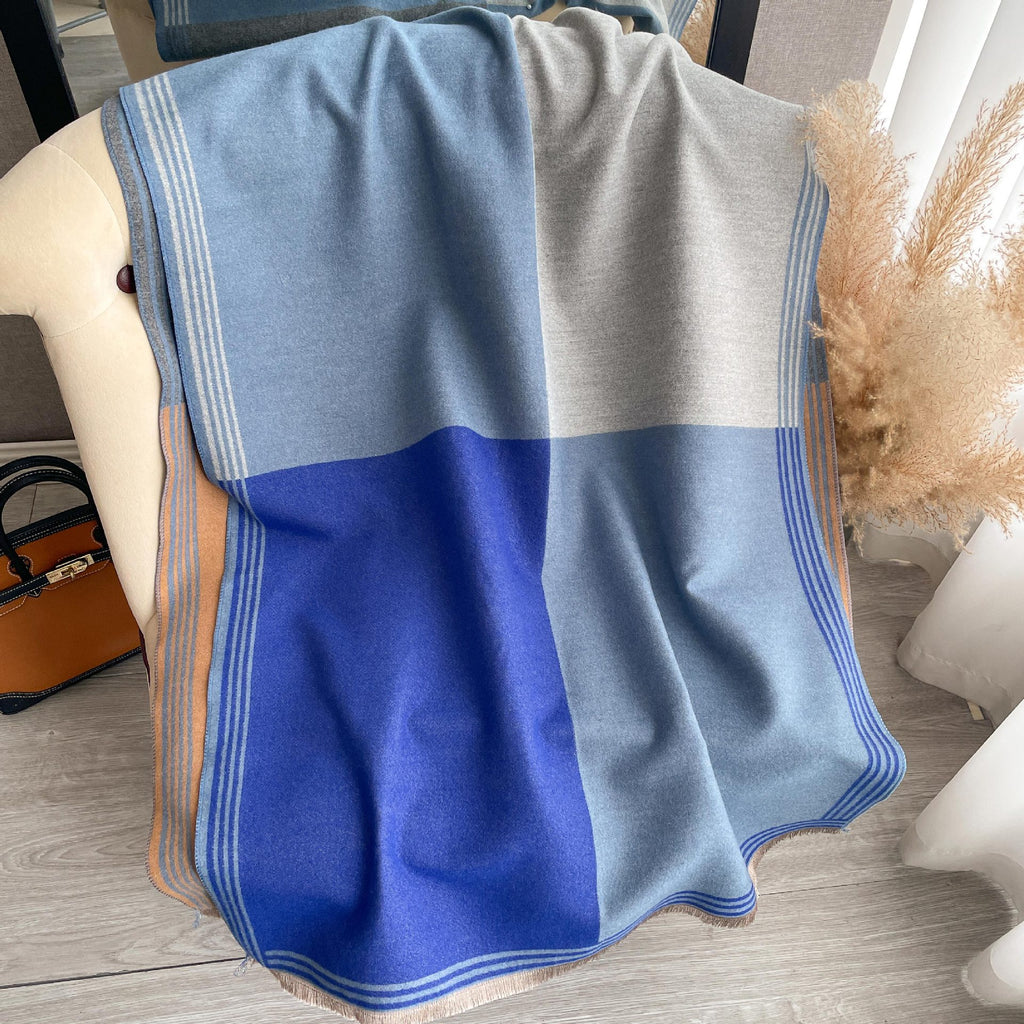 Sciarpa Donna Primavera-Estate in Filato sintetico effetto cashmere