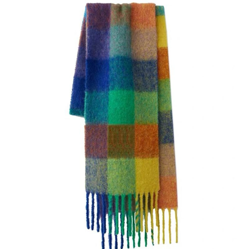 Sciarpa Donna Invernale in Maglia Effetto Cashmere – Calda e Antivento