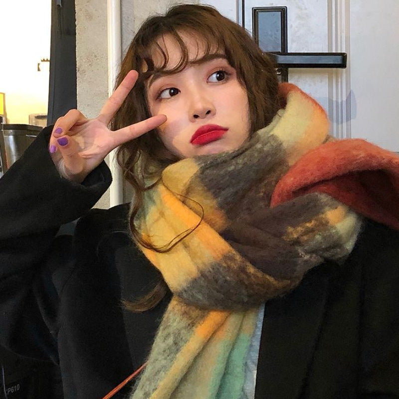 Sciarpa Donna Invernale in Maglia Effetto Cashmere – Calda e Antivento